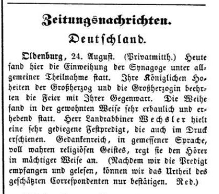 Zeitungsausschnitt - Allgemeine Zeitung des Judenthums № 38 (17.9.1855)