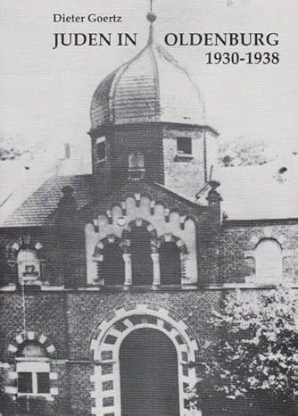 Cover des Buches „Juden in Oldenburg 1930-1938“ von Dieter Goertz