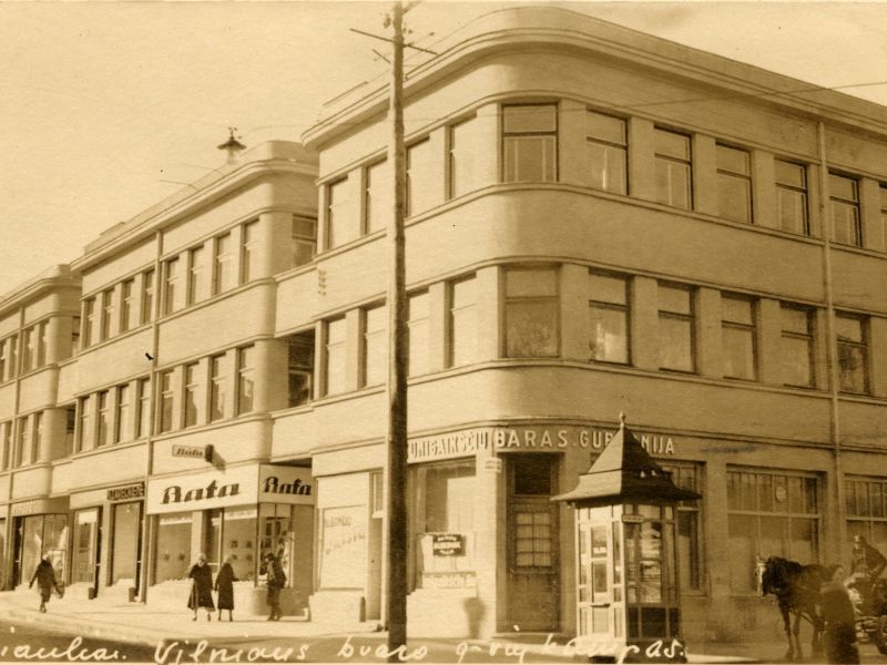 Šiauliai, Vilnius g. 215, das Haus, in dem die Familie Zeiber wohnte, Foto aus den 1930er Jahren